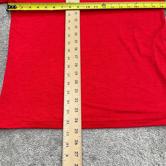 Box Seat University Of Wisconsin Badgers Polo Shirt Mens Medium Red Performance - Picture 7 of 11